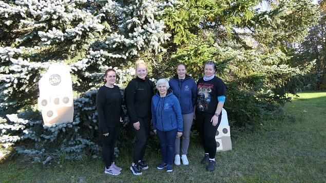 Naiskodukaitse laskevistlus sportrelvadest Plva lasketiirus