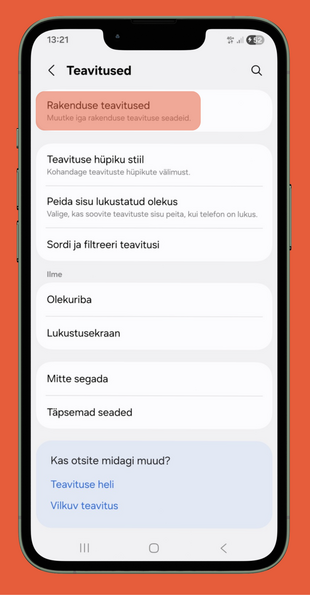 Ohuteavituste seadistamine ''Ole valmis!'' �pis