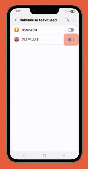 Ohuteavituste seadistamine ''Ole valmis!'' �pis