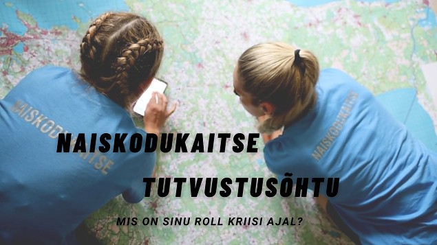 Naiskodukaitsjad t�histavad taasloomise 35. aastap�eva vormikandmisp�evaga